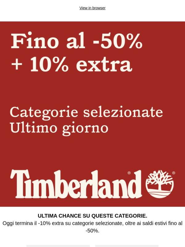 Ultima chance: fino al -50% + 10% extra