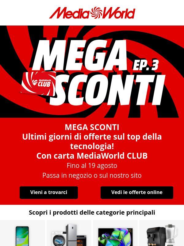 MEGA SCONTI EP. 3: nuove offerte, fino al 19/08