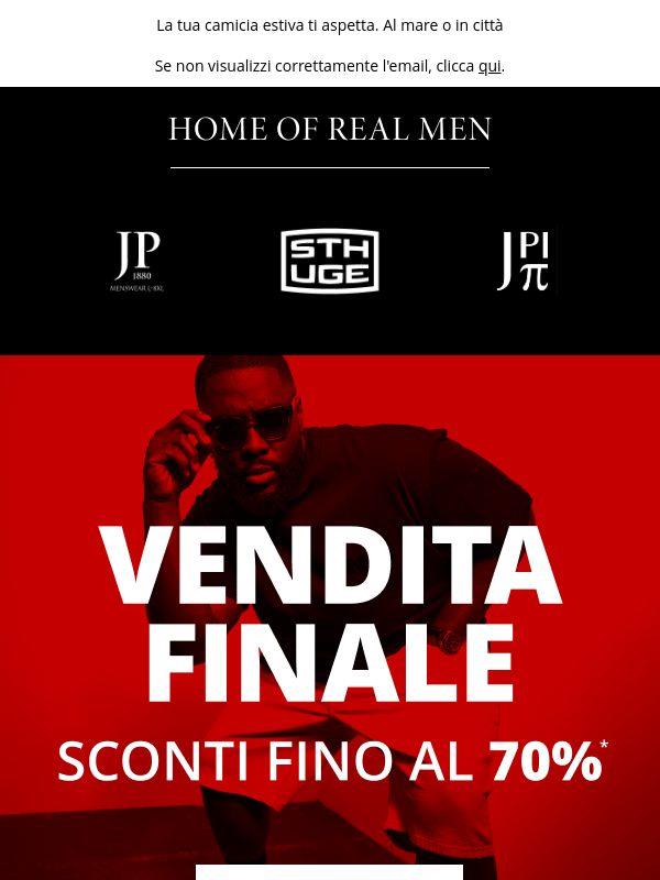 Saldi finali! Fino al 70%