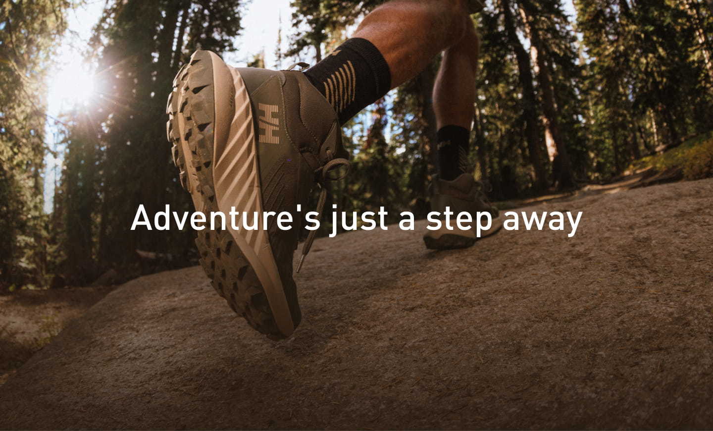 Adventure's just a step away