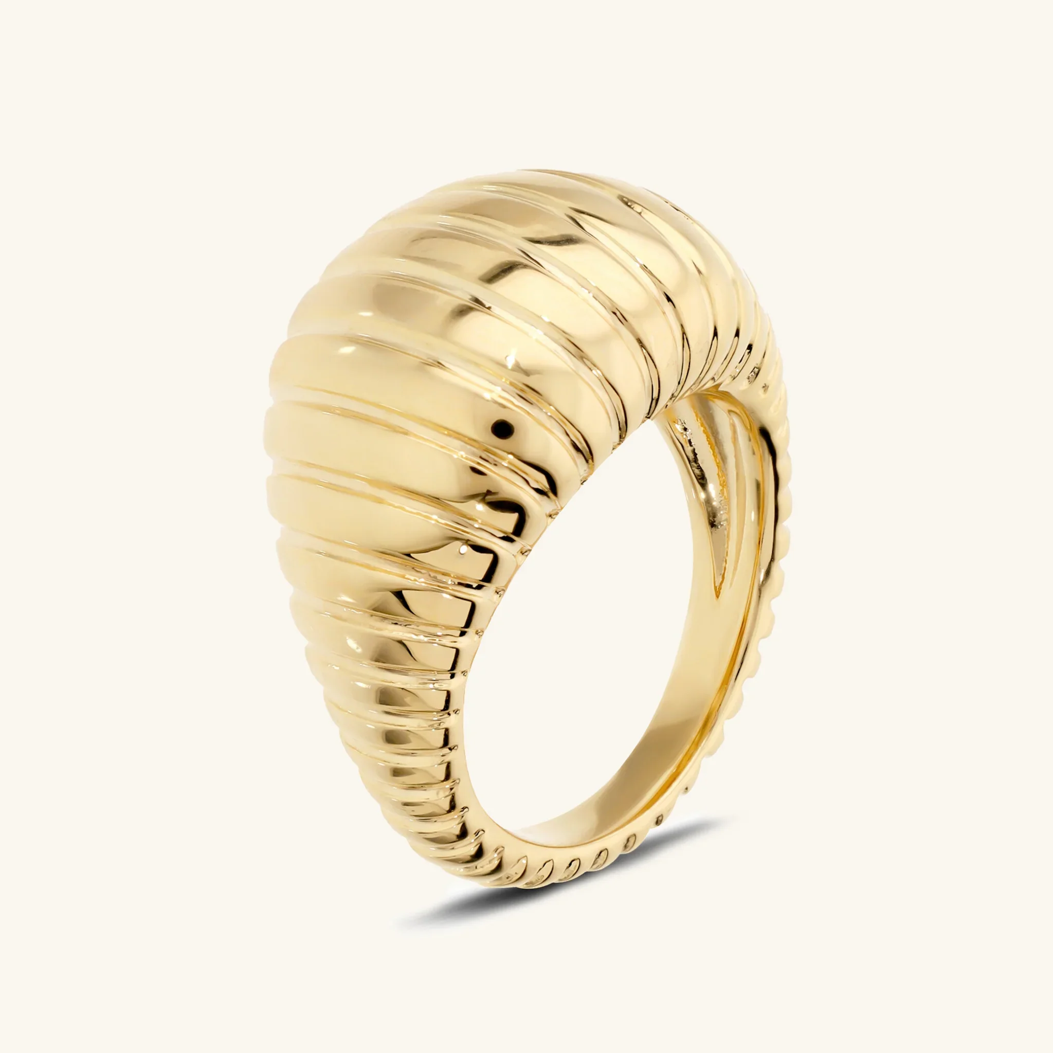 Image of Anello Cocktail Texture Rigata