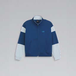Retro Sport Mock Neck Full Zip