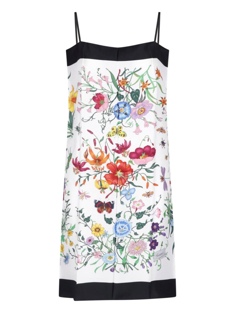 Gucci - Abito midi in seta