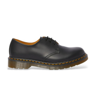 1461 Scarpe in pelle nera liscia