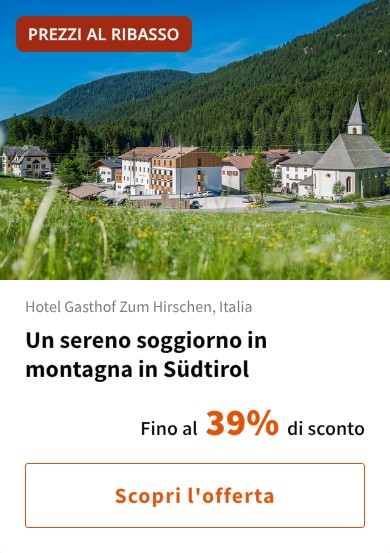 Un sereno soggiorno in montagna in Südtirol