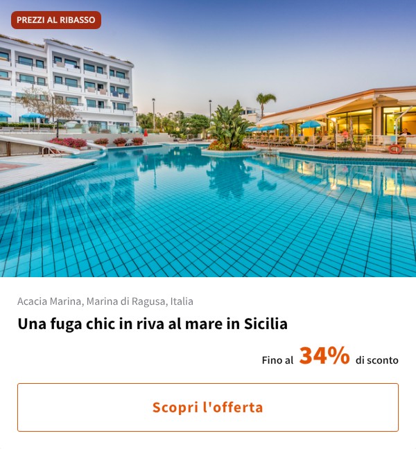Una fuga chic in riva al mare in Sicilia
