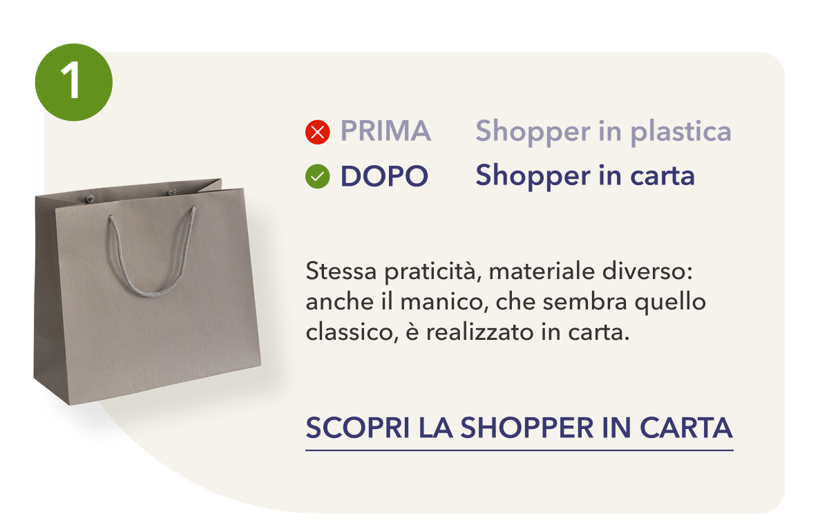 Shopper in carta