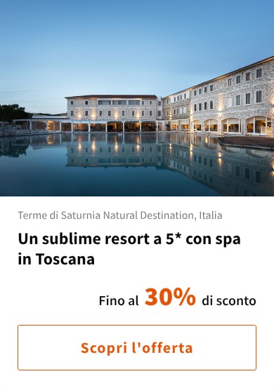 Un sublime resort a 5* con spa in Toscana