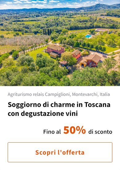 Soggiorno di charme in Toscana con degustazione vini