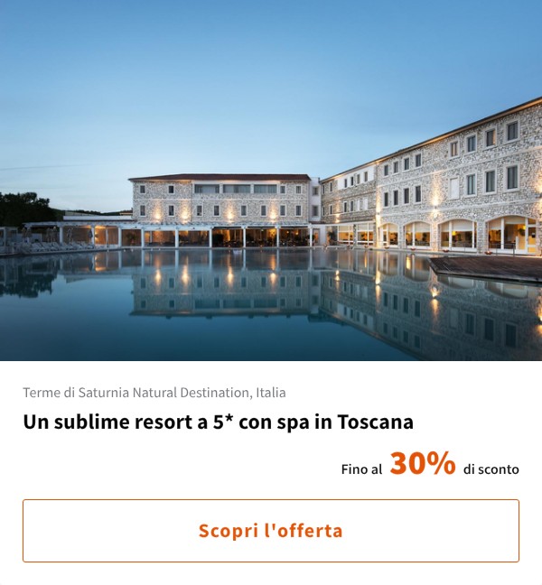 Un sublime resort a 5* con spa in Toscana