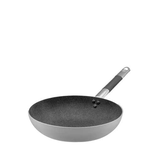 SharkSkin Padella Alta Svasata In Alluminio Antiaderente Con Manico In Acciaio Inox Cool - 24 cm