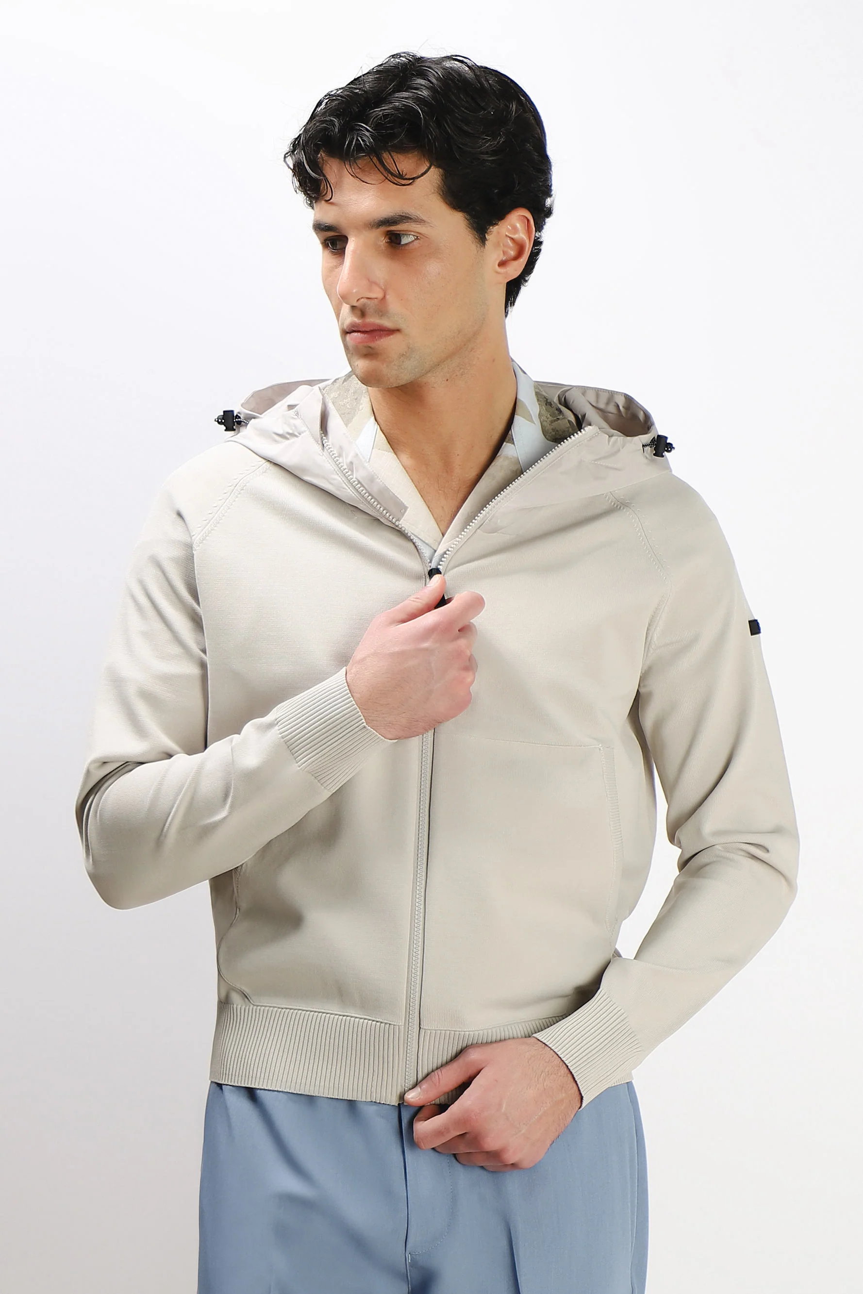 Image of GIUBBOTTO BOMBER CON CAPPUCCIO