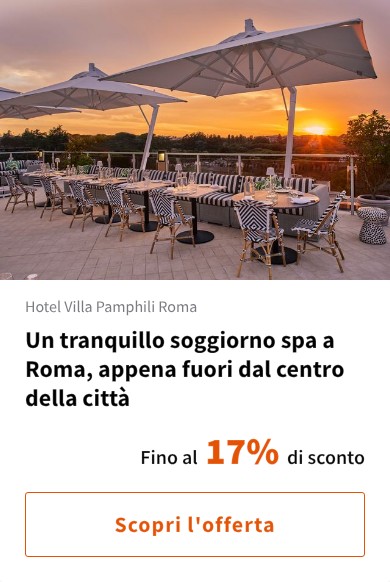 Un tranquillo soggiorno spa a Roma, appena fuori dal centro della città