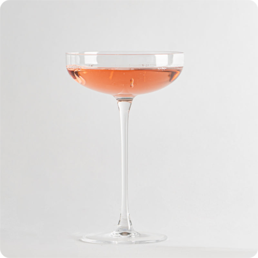 22 cl - Savage Calice Cocktail in Vetro - Set 6 Pezzi