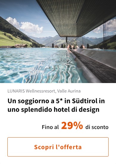 Un soggiorno a 5* in Südtirol in uno splendido hotel di design