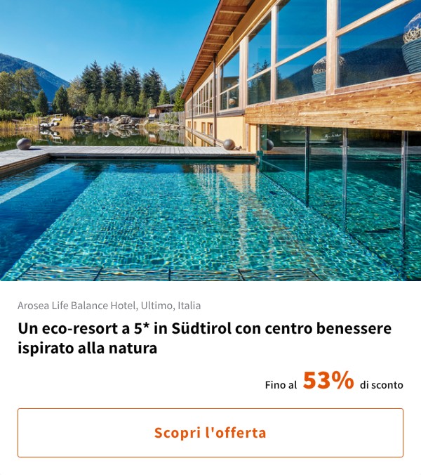 Un eco-resort a 5* in Südtirol con centro benessere ispirato alla natura