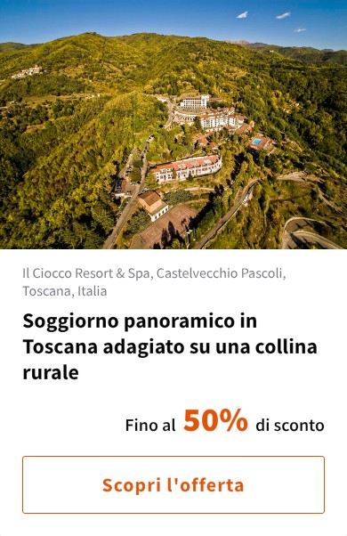 Soggiorno panoramico in Toscana adagiato su una collina rurale