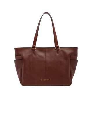 Image of THE BRIDGE - Borsa in pelle shopper Letizia