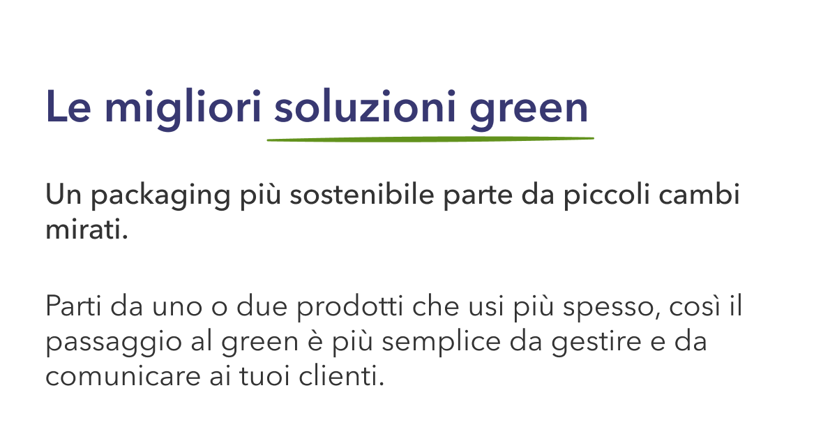 Le migliori soluzioni green
