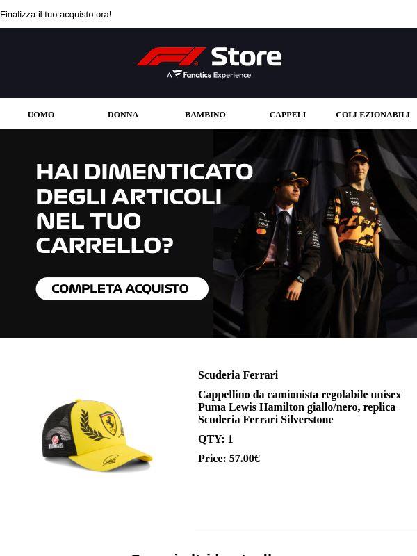 Il tuo carrello ti aspetta!