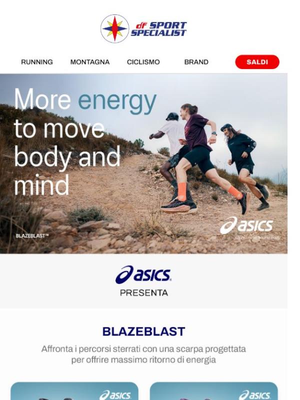 Nuove Asics Blazeblast 🏃‍➡️⛰️