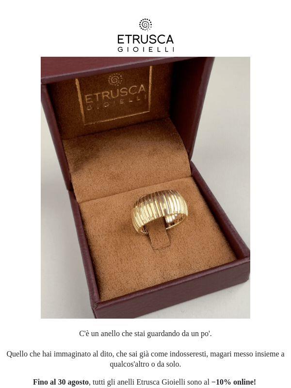 Scopri l'eleganza degli anelli Etrusca!✨