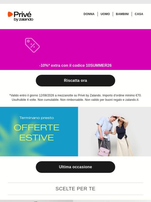 Mango, Lacoste Sport & Michael Kors chiudono le Offerte estive