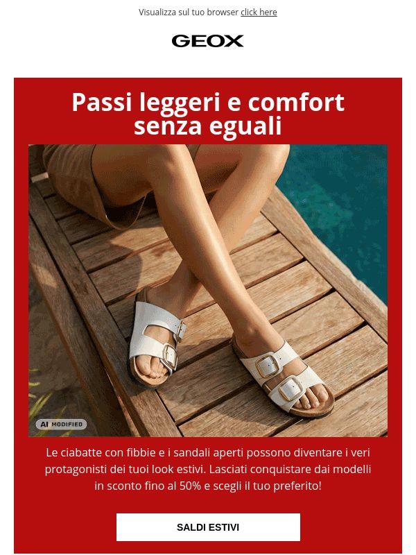 Sandali bassi e ciabatte in saldo fino al 50% 🤩