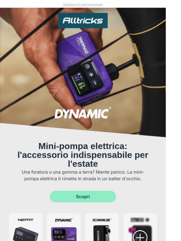 Mini-pompa: l’indispensabile dell’estate