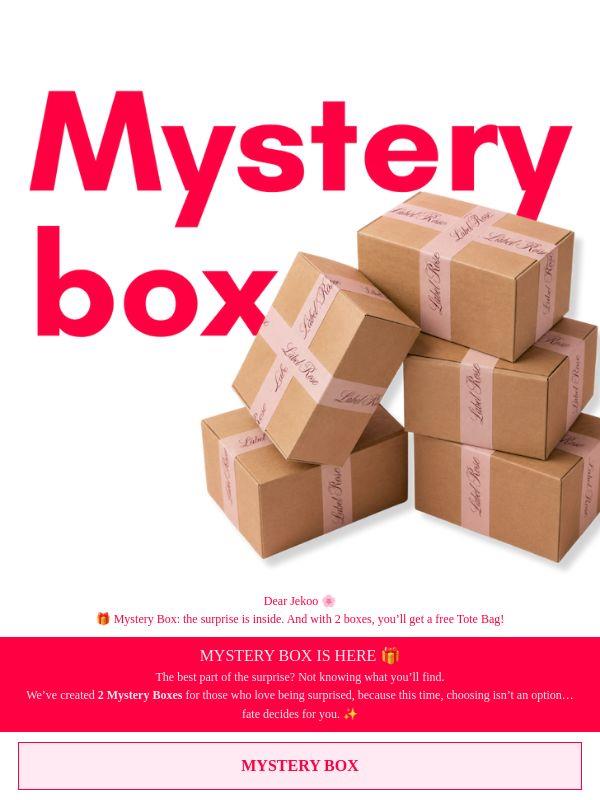 🎉 Discover the NEW Mystery Boxes!