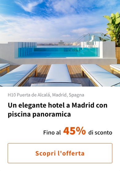 Un elegante hotel a Madrid con piscina panoramica