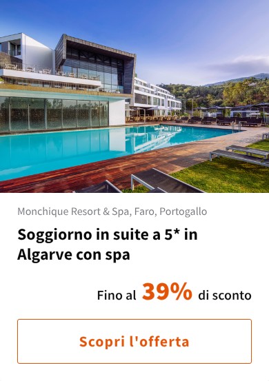 Soggiorno in suite a 5* in Algarve con spa
