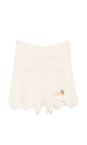 Cotton knit shorts