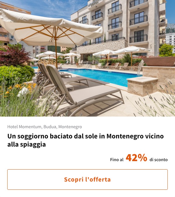 Un soggiorno baciato dal sole in Montenegro vicino alla spiaggia