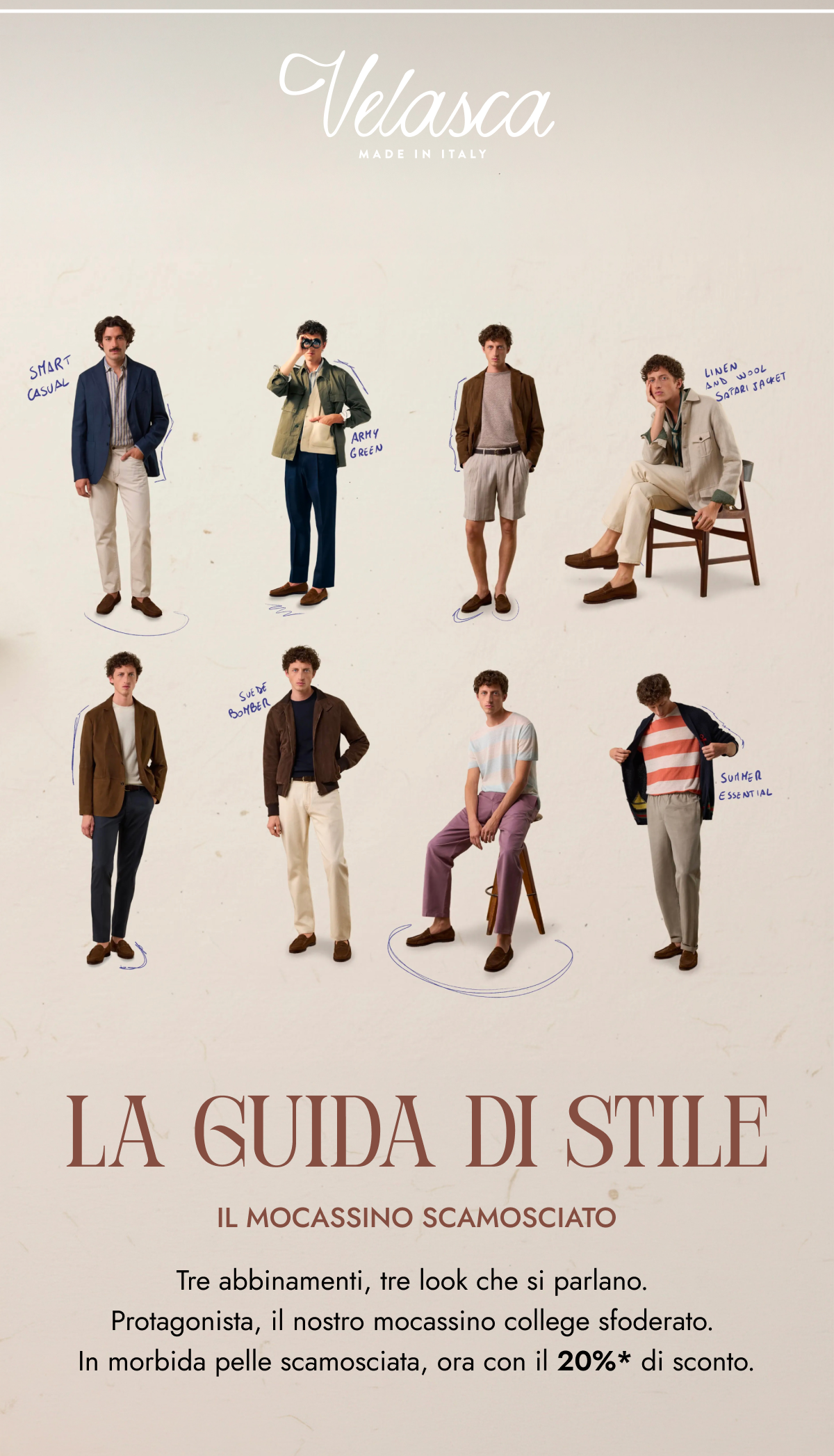 Tre abbinamenti, tre look 