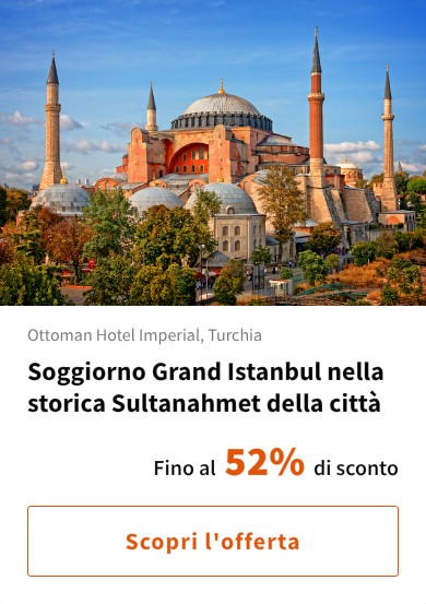 Soggiorno Grand Istanbul nella storica Sultanahmet della città