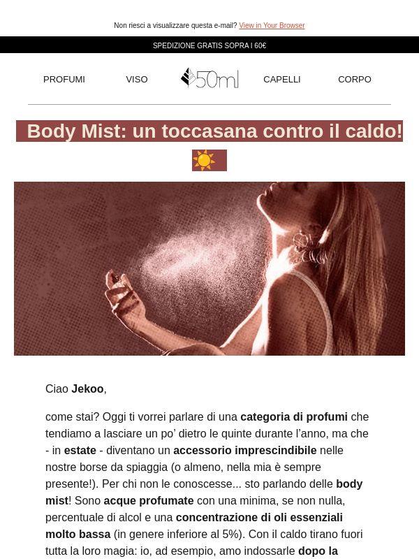 Jekoo, ecco il mio rimedio profumato anti-caldo! ☀️