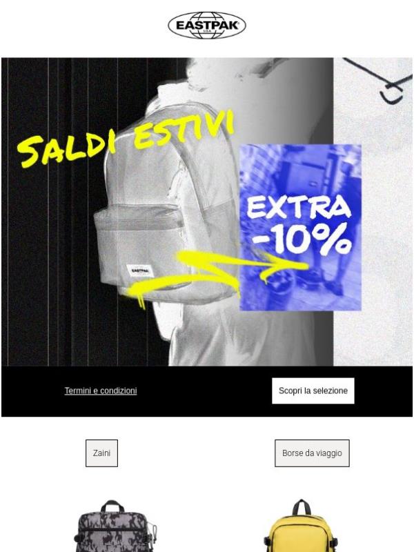Saldi estivi - Ora 10% di sconto extra