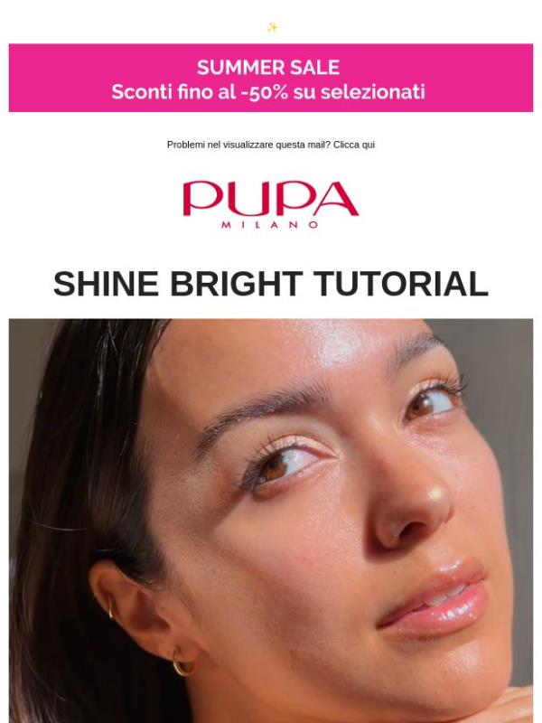 Guarda il TUTORIAL per un make-up luminoso!