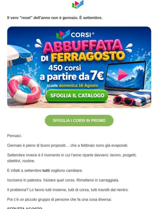 Settimana di sconti estivi (fino al 90%!)