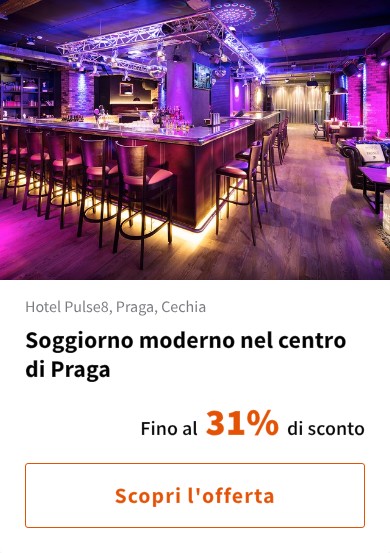 Soggiorno moderno nel centro di Praga