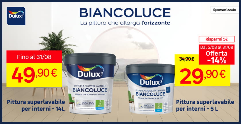 Dulux Biancoluce la pittura che allarga l'orizzonte