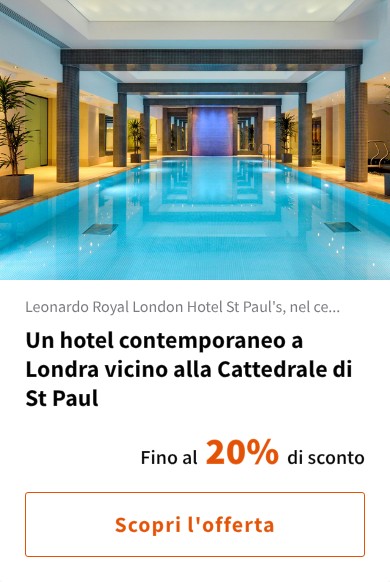 Un hotel contemporaneo a Londra vicino alla Cattedrale di St Paul
