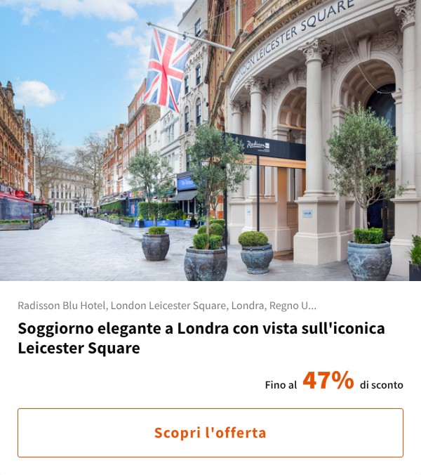 Soggiorno elegante a Londra con vista sull'iconica Leicester Square