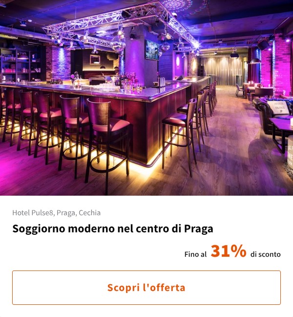 Soggiorno moderno nel centro di Praga