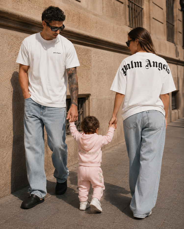 tuta da neonato palm angels 