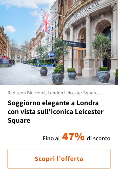 Soggiorno elegante a Londra con vista sull'iconica Leicester Square