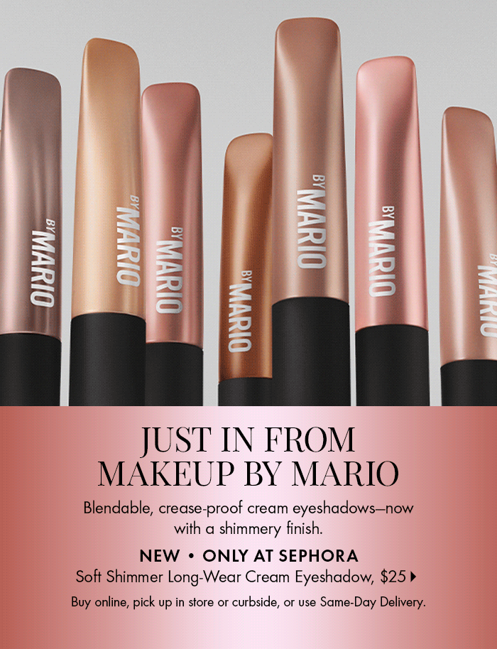 Just in from MAKEUP BY MARIO