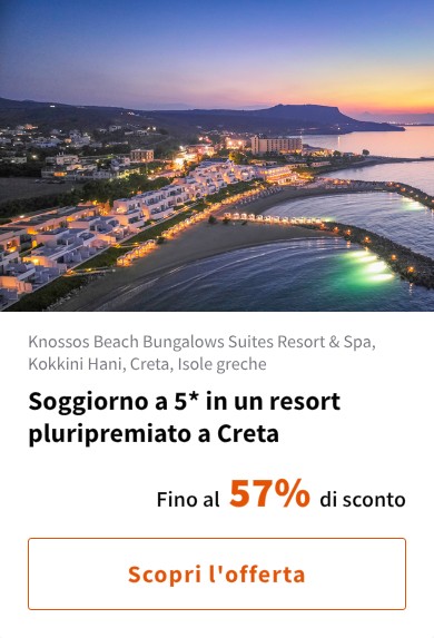 Soggiorno a 5* in un resort pluripremiato a Creta