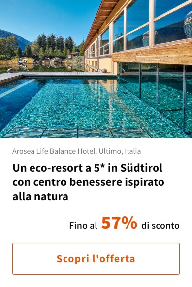 Un eco-resort a 5* in Südtirol con centro benessere ispirato alla natura